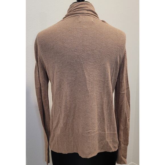 Old Navy Soft Camel Open Front Long Cardigan Sweater Size S GUC - Picture 3 of 11